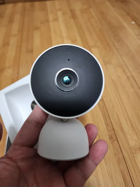 Google Nest Cam Indoor Wired 2nd Generation Security Camera White TESTED, WORKS!