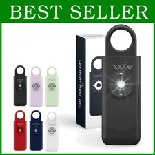 Women's Self Defense Alarm - Black Keychain Security Siren