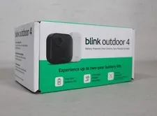 NEW Blink Outdoor 4 (4th Gen) Wire-free Smart Security Camera-Black (B0DHLSZXQD)