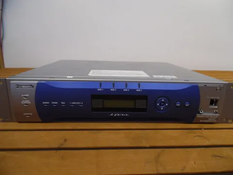 Panasonic WJ-ND300A Network DISK Recorder LAN IP Video Security w/ 250GB HD