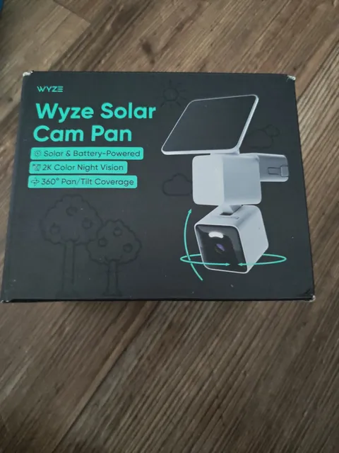 NEW Sealed Wyze Solar Cam Pan 2K Color Night Vision 360 Pan/Tilt Wi-Fi