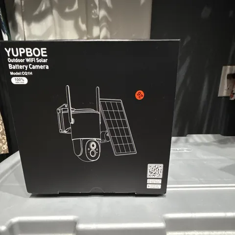 YUPBOE CQ1H Outdoor WiFi Solar Battery PTZ 1080p Color Night Vision Camera