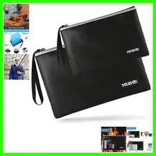 Multi-Purpose Waterproof Document Storage Pouches - 2 Pack with Reflective Strip
