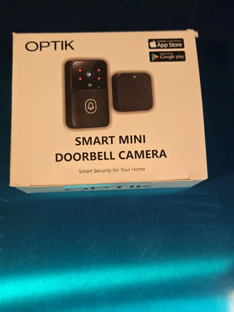 Mini Smart Video Doorbell Camera WiFi | Night Vision | Two-Way Audio | Black