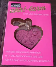 Ahh!-larm Personal Safety Alarm for Women Self-Defense Panic Pink NEW IN BOX