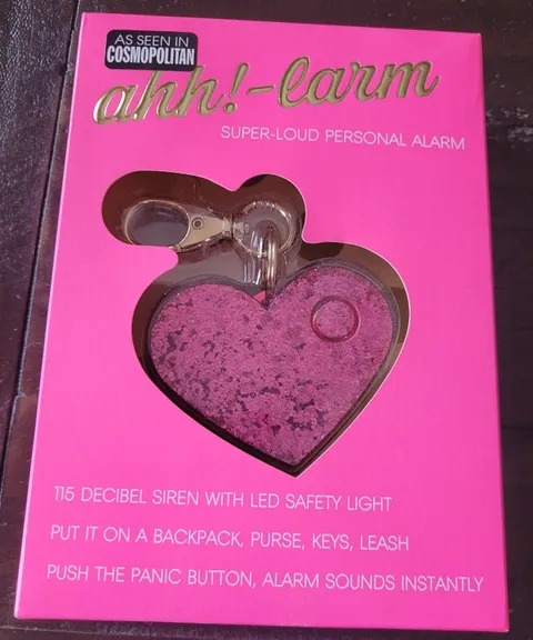Ahh!-larm Personal Safety Alarm for Women Self-Defense Panic Pink NEW IN BOX