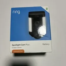 Ring Spotlight Cam Plus, Battery - Black