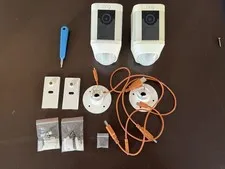 Ring Spotlight Cam Plus Camera Indoor/Outdoor Wireless Pack of 2