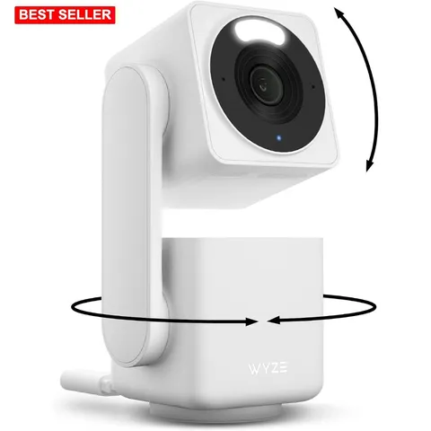 Security Camera 4K Ultra HD 360 Pan Tilt Night Vision Waterproof Smart Wi-fi