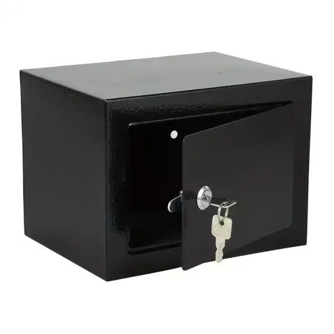 Fireproof Safe Box 0.23 Cu Ft Secure Home Office Cash Jewelry Document Safe