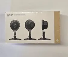 Google Nest Cam Indoor Smart Security Camera 3 Pack NC1104US NEW & Sealed