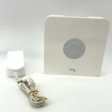 Ring Alarm Base Station 1st Gen 4HB1S70EN0 Z-Wave Plus w AC Adapter (Q)