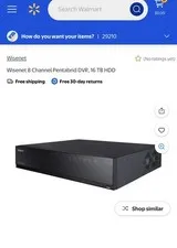 Wisenet 8 Channel Pentabrid DVR 16TB HDD