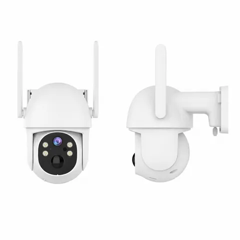 2 Pack Solar Security Cameras Wireless WiFi Outdoor 1296P Color Night Vision