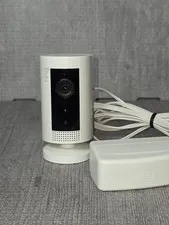 Ring Indoor Cam 1st Gen 1080p HD Security Camera White 5UM4E5 Tested