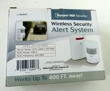 Bunker Hill Wireless Security Alert System NIB