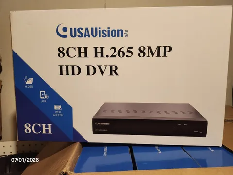 Uas Vision 8mp Nvr Analog Encoder. 8channel New 
