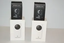 Wyze Cam Pan Indoor Home Camera WYZECP1 & WY2EC2BK Two camera each