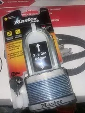 Master Lock M15XKADLJ Magnum Heavy Duty Padlock With 2 Keys