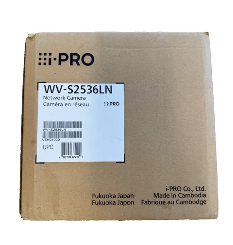Panasonic WV-S2536LN 1Ii-PRO Outdoor Network Dome Camera