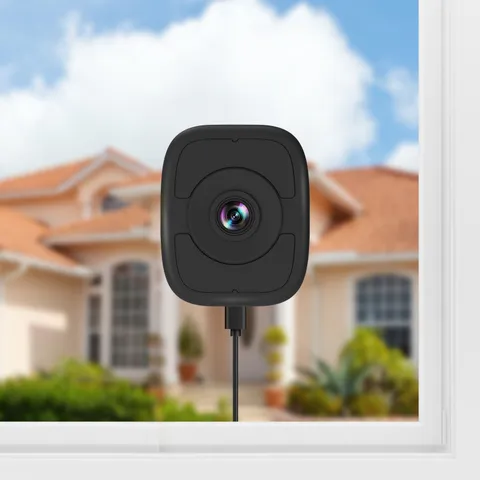 Hieasy 8MP 4K Window Camera, Indoor Camera for Outdoor Monitoring through Gla...