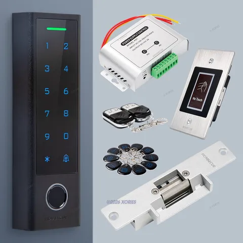 HOMSECUR WIFI Fingerprint Access Control Touch Keypad Door Access Control Kit