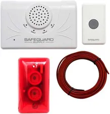 ERA-DOOR ALARM Wireless Entry Alert Chime Kit - 4000 Ft Range - Loud120Db Siren