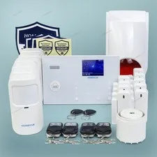 HOMSECUR LCD Wireless 4G WIFI Burglar Intruder Alarm System+Pet-Immune/Friendly