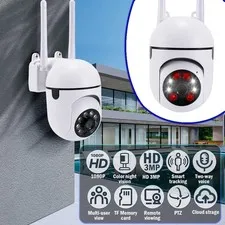 2PACK Mini Camera 360° 1080P Light Bulb Security Camera Wi-Fi Night Smart Home