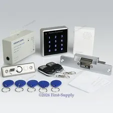 DIY Full Complete RFID Door Access Control Kit Set With Electric Strike Lock NEW