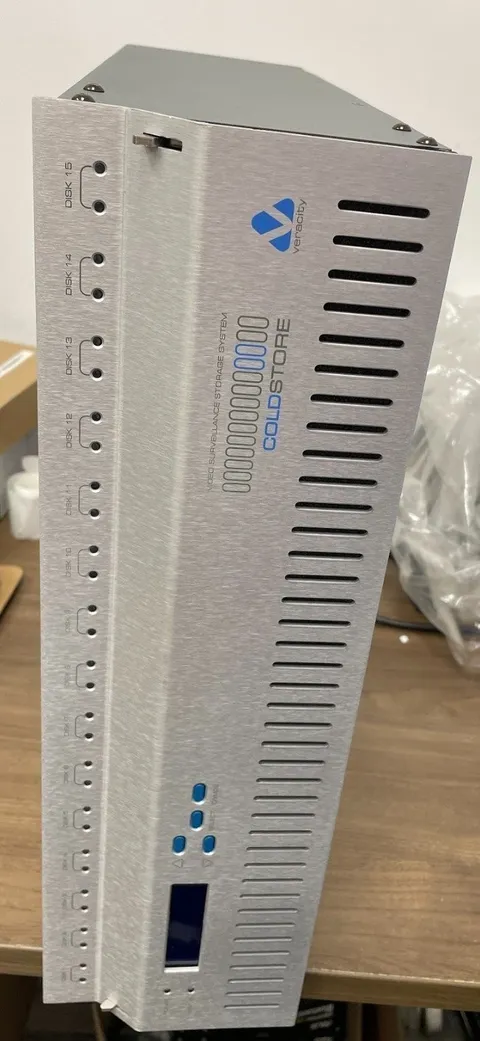 VERACITY COLDSTORE CSTORE 15-3U-DP 15-BAY VIDEO SURVEILLANCE STORAGE