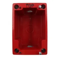 SIEMENS BOX FOR MSM-K-WP ALUMINUM WEATHERPROOF PULLSTATION BACKBOX, RED