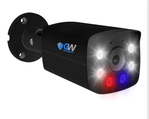 GW Security 12MP 6K PoE IP Camera Full-Time Color NightVision Bullet GW1202503
