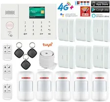 D30 WIFI 4G GSM TUYA APP RFID Wireless Home Office Security Burglar Alarm System