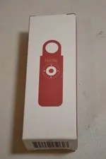 HOOTIE Personal Safety Keychain Alarm - 130dB Siren & Light Self Defense - RED