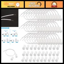 30PCS Wired Security Window Door Contact Sensors, NC Magnetic Reed Switch, 2 Wir