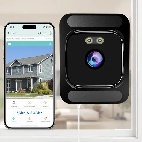 Window Camera for Home Security: 3Mp HD Indoor Cam with Night Vision | 5G Wifi,A