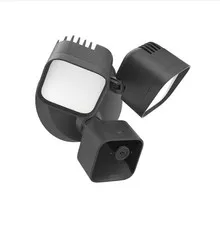 Blink Wired Floodlight Camera - Smart security camera, 2600 lumens, HD Black
