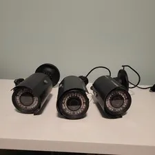 Surveillance Camera Clinton Electronics CE-VF775IR Bullet IR Set Of 3 Video 