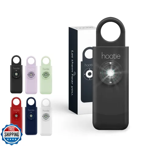 Hootie Personal Safety Alarm for Women, Men, and Kids - Keychain 