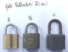 Vintage Yale Padlocks for Locksport, no keys, Various Options, Locksmith