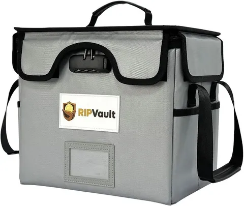 Fireproof Document Box with Lock - Estate Planning Organizer