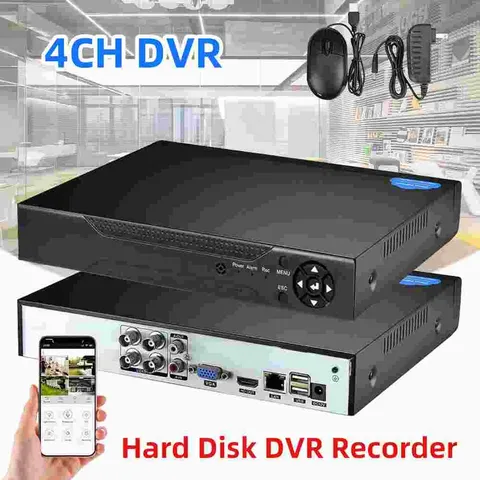 New H.265+ Security DVR 4CH Channel 1080p Recorder for CCTV Surveillance Camera