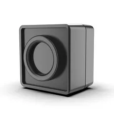 HTZSAFE Motion Sensor- Extra Rechargeable Wireless Outdoor Small, Black
