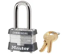 Master Lock No. 3 Keyed Alike Laminated Steel Padlock 9/32" Shackle