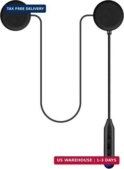 Motorcycle Helmet Bluetooth Headset Speakers with Good Sound,Loud,50 Hours Us