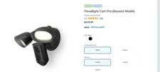 Floodlight Cam Pro (Newest Model) Featuring Retinal 4K