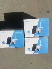 NIB (new in box) Reolink Security Camera’s w/ Solar Panel 3-Pack