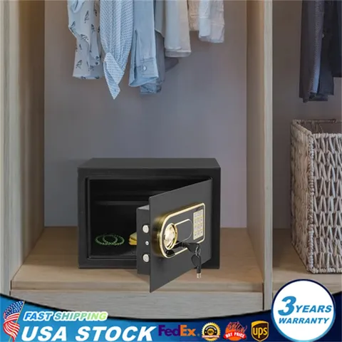 Large Safety Steel Fireproof Safe Box Digital Keypad Lock for Home Cash Security