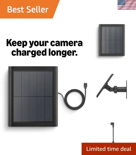 Solar Panel 2nd Generation, 4W for Outdoor Cam Plus, Outdoor Cam Stick Up Cam...